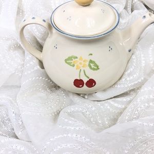 VINTAGE Laura Ashley Morello 7" Teapot